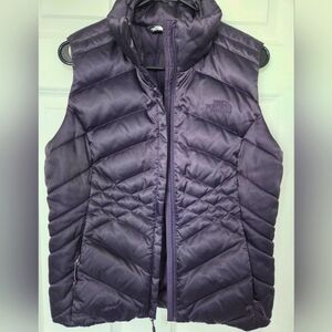 North Face Down/West Aconcagua Vest in Dark Egglplant Purple